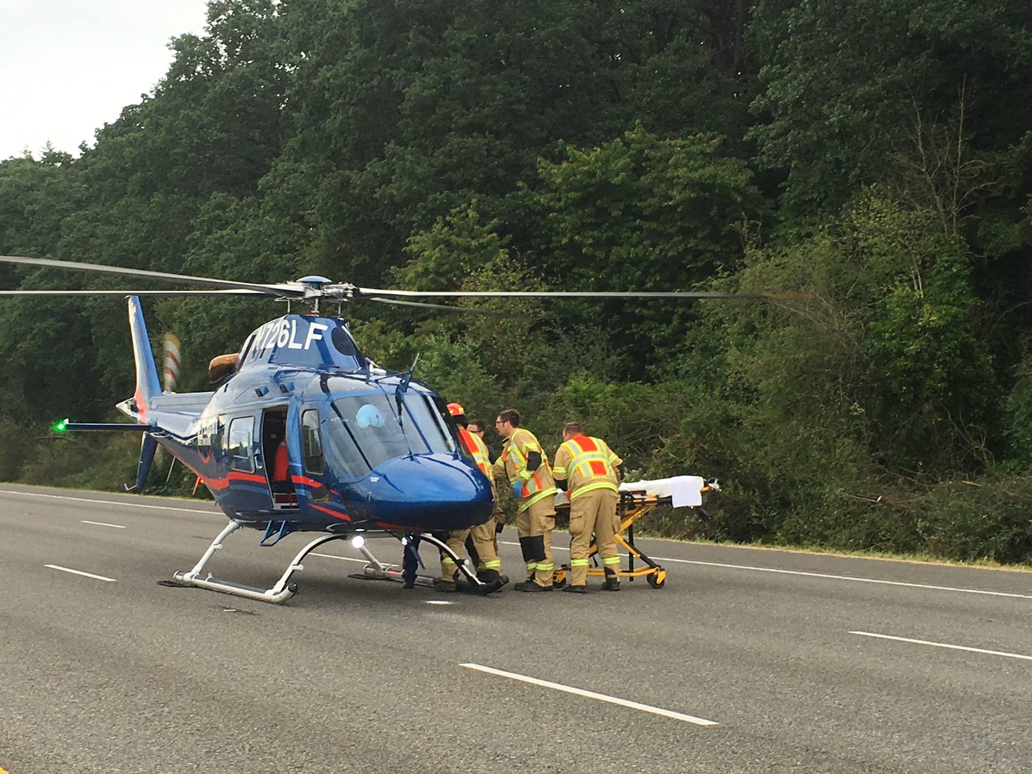 Driver of car cited for crash that closed I5 near Woodburn